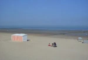 Strand in Koksijde, foto Wikipedia - Paul Hermans