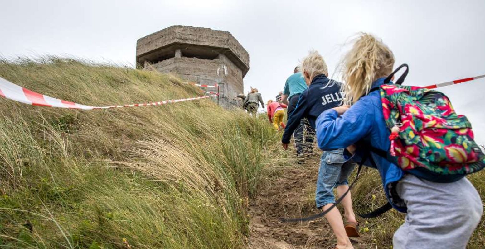 De bunkers zijn onderdeel van de Duitse Atlantikwall. Foto: Bunkerdag © Jorn Baars