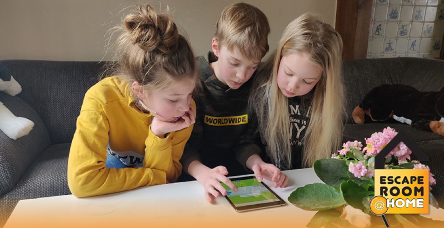 Er zijn al online escaperooms voor kinderen vanaf drie jaar. Foto: Escape Room @ Home.