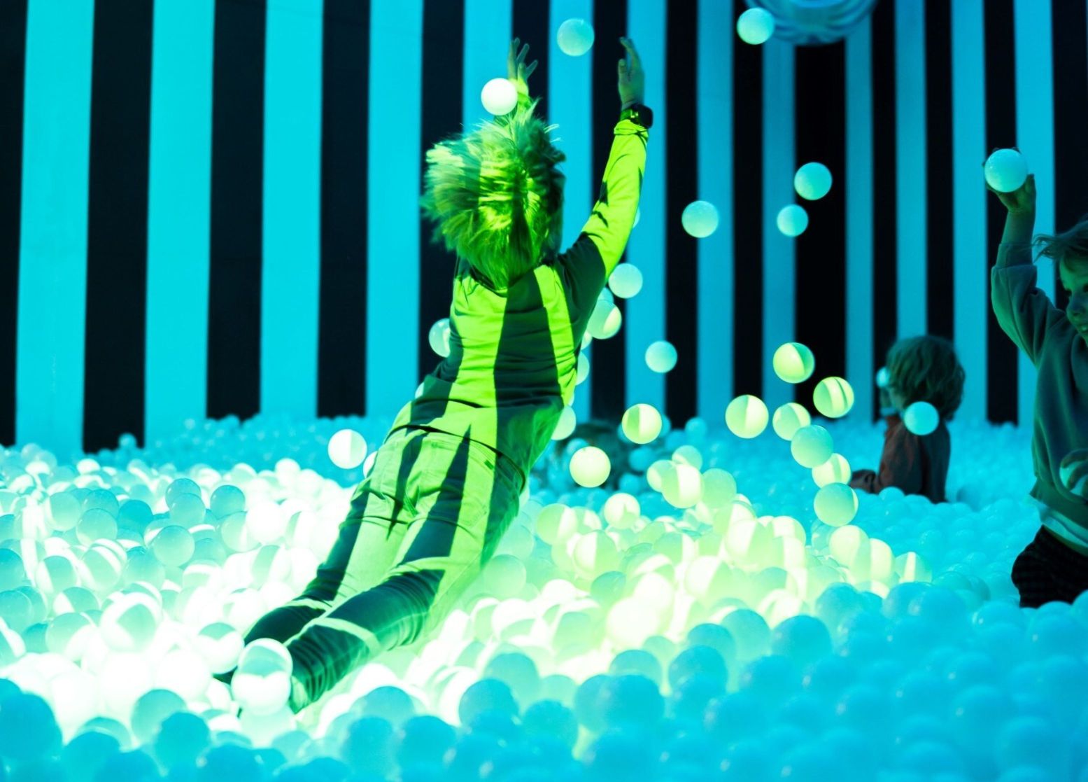 In de licht- en fantasiewereld van Motion Experience is van alles te beleven en te doen. Foto: Motion Experience
