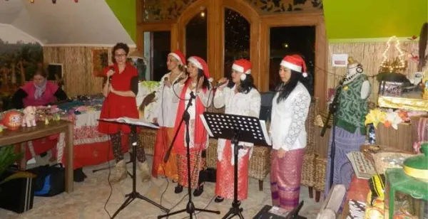 Warm op tijdens de Indische Kerstmarkt