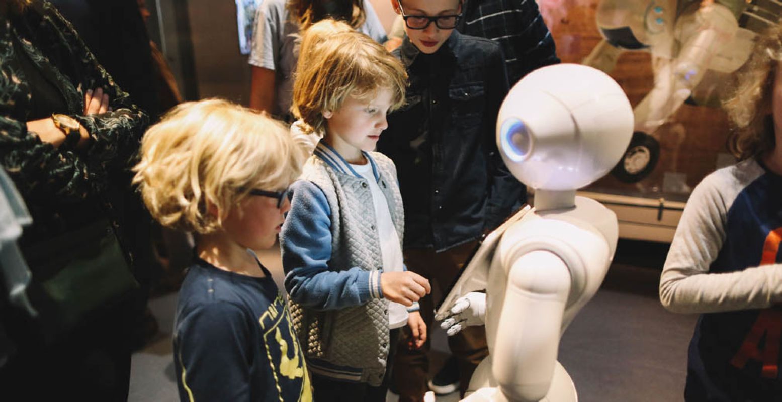 Ontmoet Robot Pepper in Museum Volkenkunde! Foto: Museum Volkenkunde