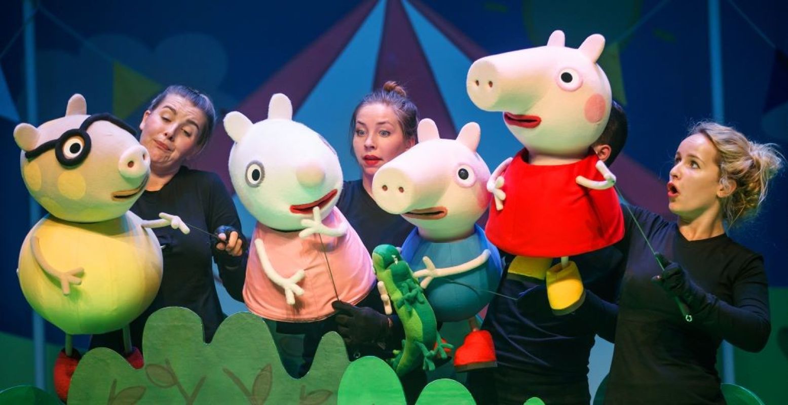 Peppa Pig en haar vriendjes. Foto: Levin den Boer - Van Hoorne Entertainment.