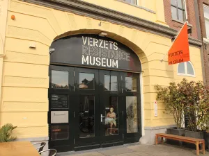 Verzetsmuseum Amsterdam Entree. Foto: Verzetsmuseum Amsterdam