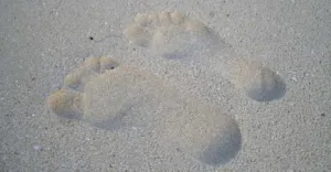 Zand tussen je tenen