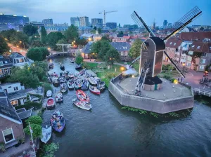 Festival Schemerstad Fotobeschrijving: Schemerstad vanuit de lucht. Foto: (c) Schemerstad.