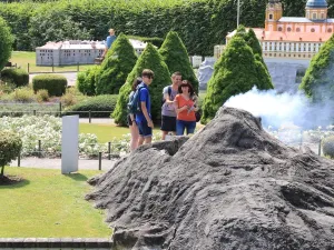 De Vesuvius in Italië. Foto: Mini-Europe