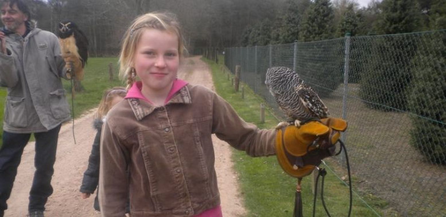 Paaswandeling met een uil op je arm! Foto: Uilenhof