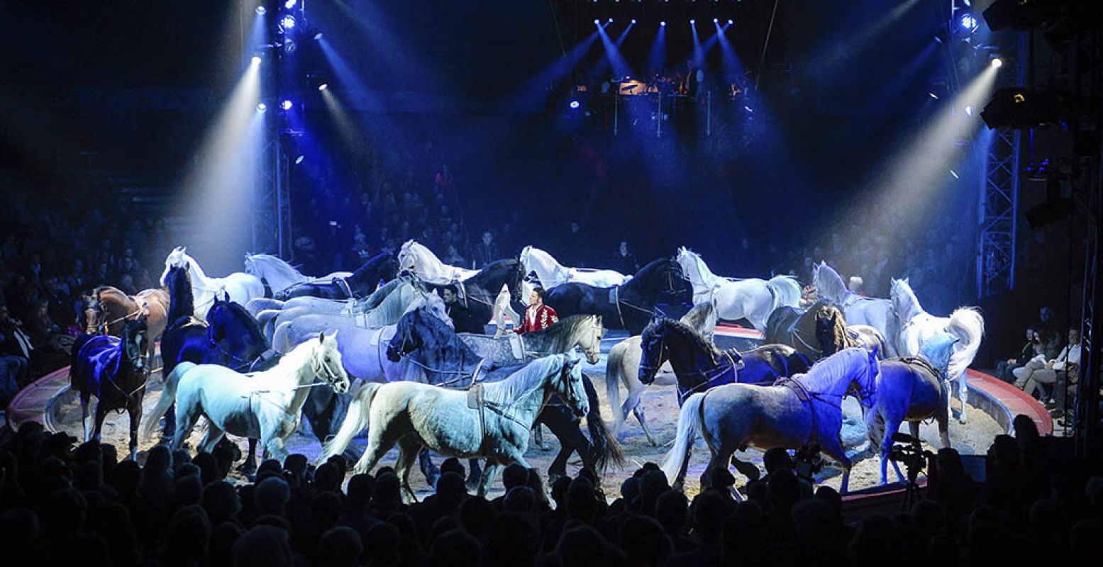 Beleef een magische kerst met het Wereldkerstcircus in Koninklijk Theater Carré. Foto: Katja Stuppia