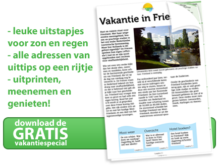 Download nu de Friesland vakantiebijlage